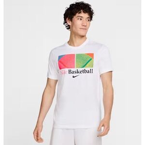 Nike Men's Dri-fit Basketball T-shirt Size 2XL White New